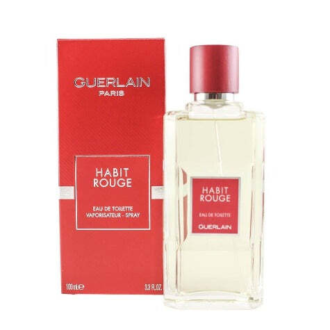 Habit Rouge – woody oriental powdery fragrance by Guerlain