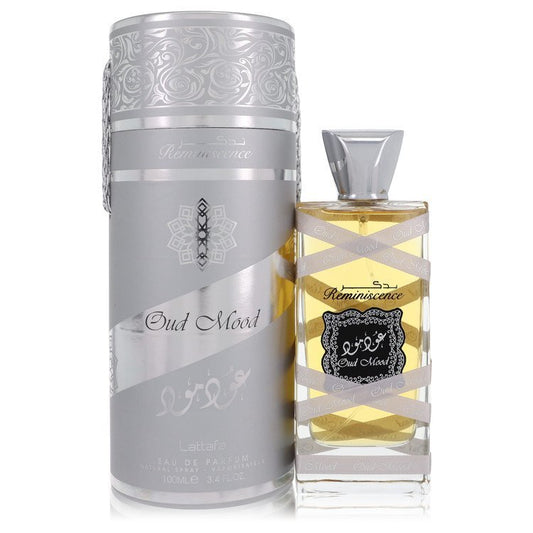 Lattafa Oud Mood Reminiscence by Lattafa Eau De Parfum Spray (Unisex) 3.4 oz (Women)