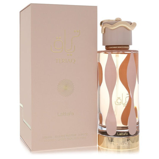 Lattafa Teriaq by Lattafa Eau De Parfum Spray (Unisex) 3.4 oz (Women)