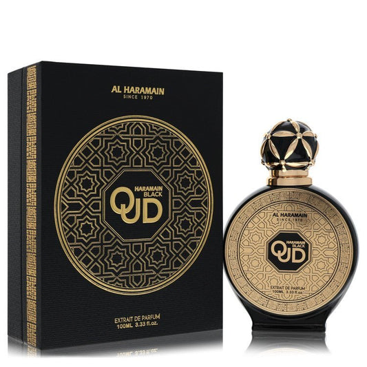 Al Haramain Black Oudh by Al Haramain Extrait De Parfum Spray 3.33 oz (Men)