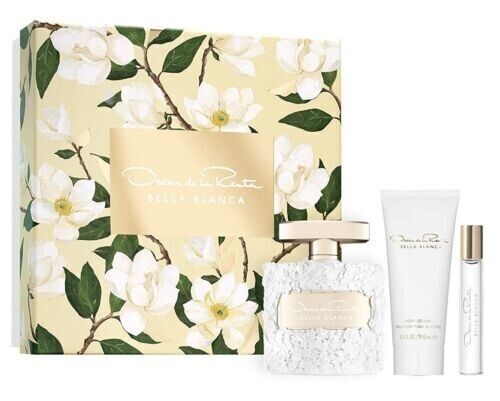 Oscar De La Renta Bella Blanca 3 Piece Gift Set – fragrance gift set by Oscar De La Renta