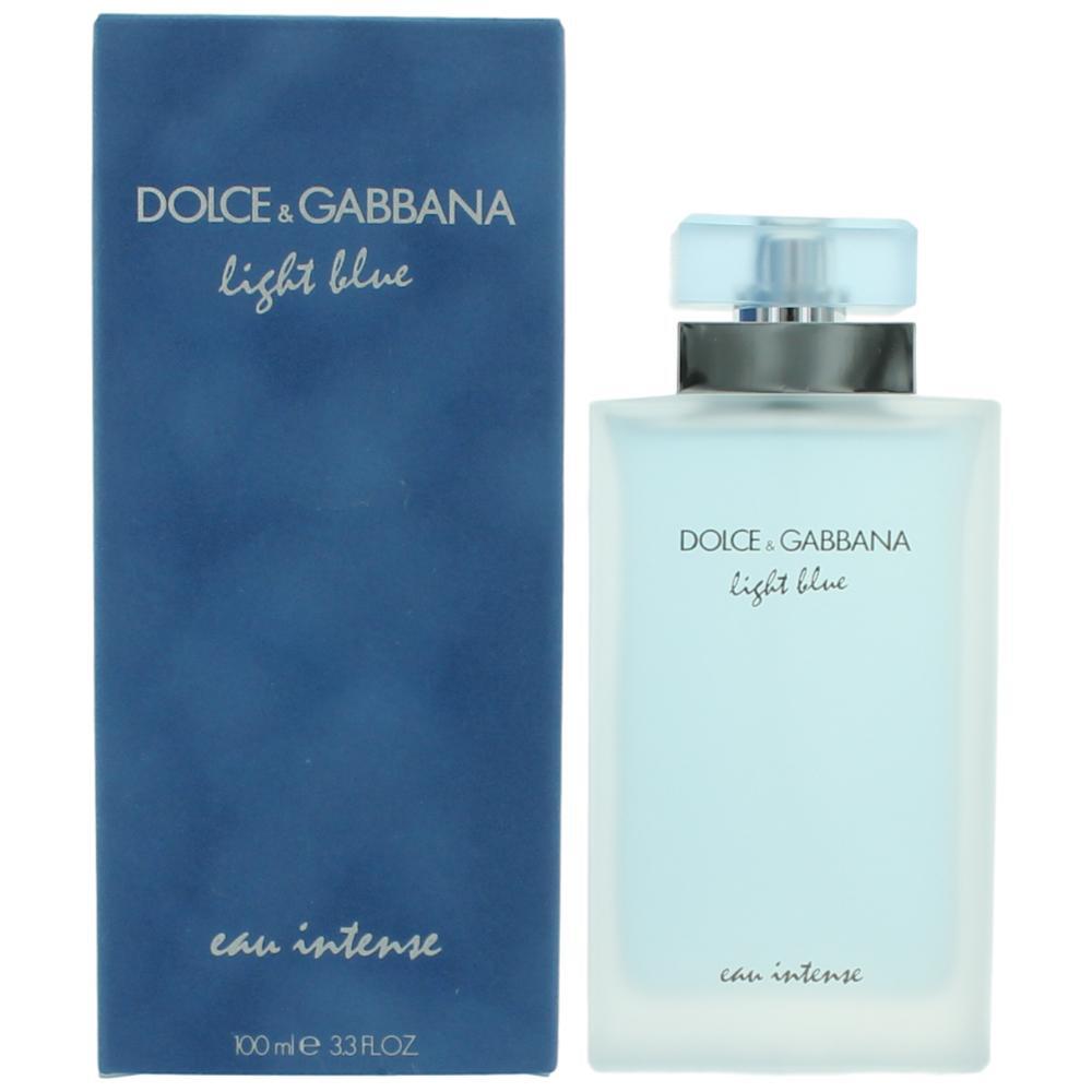 Light Blue Eau Intense by Dolce & Gabbana, 3.3 oz Eau De Parfum Spray for Women – amber floral fragrance by Dolce & Gabbana